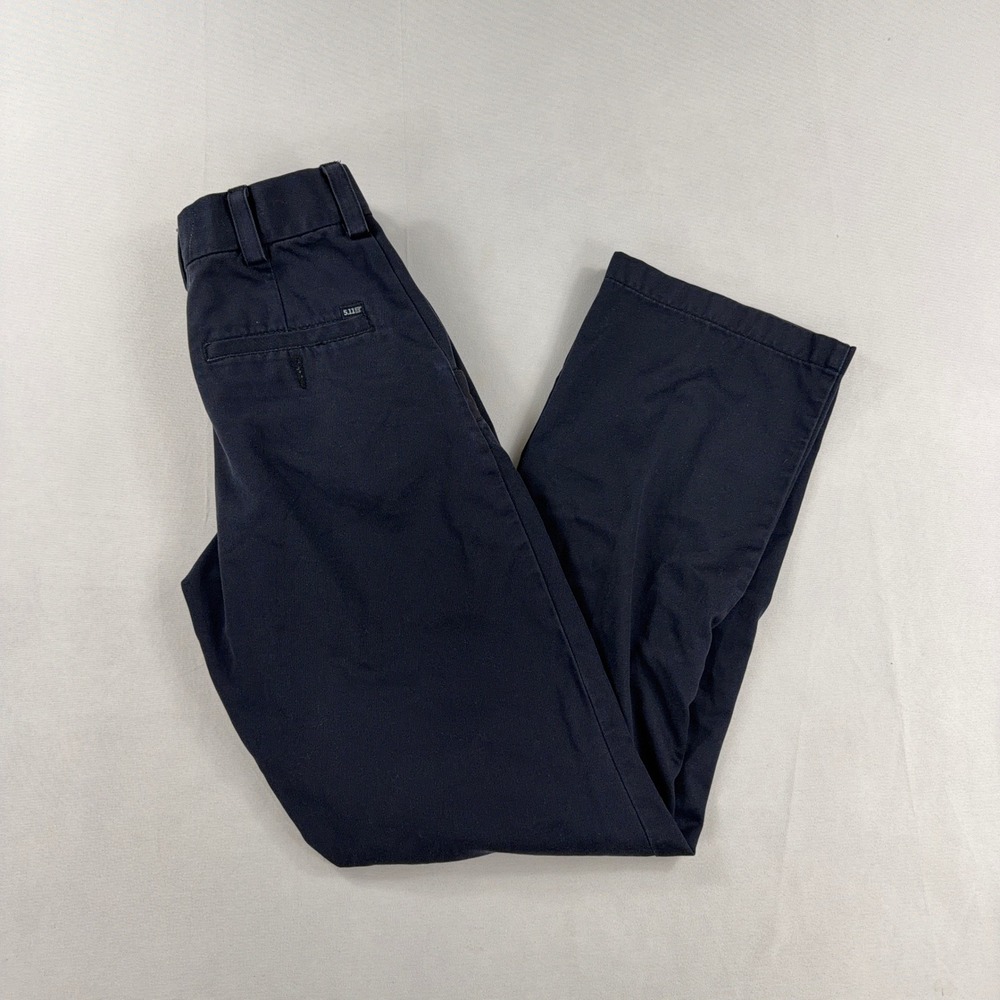 5.11 Tactical Company‎ Pants Mens Navy Blue Cotton Canvas 28x34